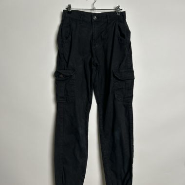 Pantaloni cargo neri Taglia 26