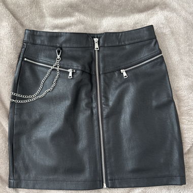 Jupe en cuir