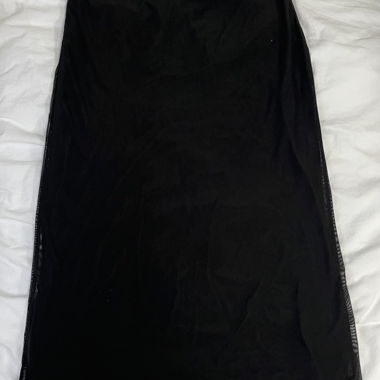 Black Mesh Skirt H&M