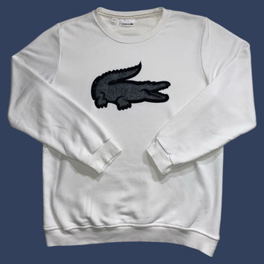 Lacoste white sweatshirt 