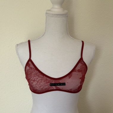 Bralette in pizzo rosso Missguided - S