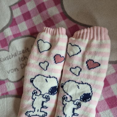 Snoopy Kuschelsocken rutschfest