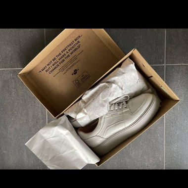 Sneakers Nubikk in pelle bianca