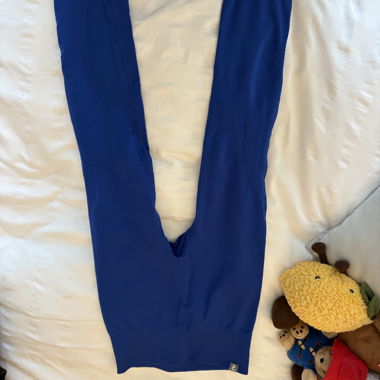 Due Legging da sport blu