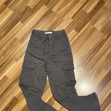 Cargohose Grau