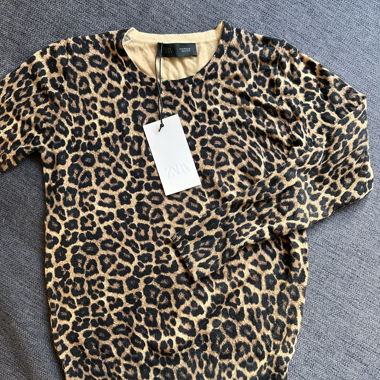 Sweat léopard Zara