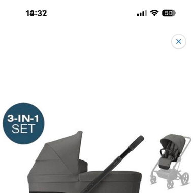 Poussette cybex Talos S trio avec planche 