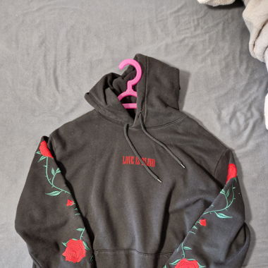 Hoodie mit Rosen