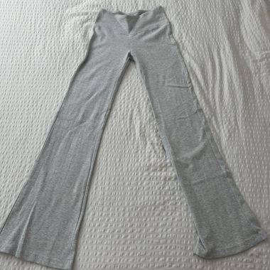 Leggings gris évasés