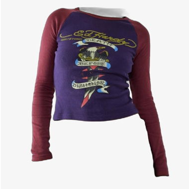 Ed Hardy Longsleve y2k, Streetwear, Vintage 