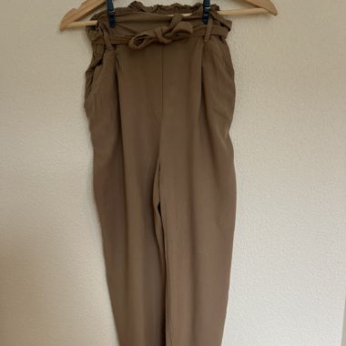 Stoff Hose mit Gummi Bund