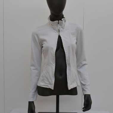 Weisse Jacke mit Reissverschluss von Nile