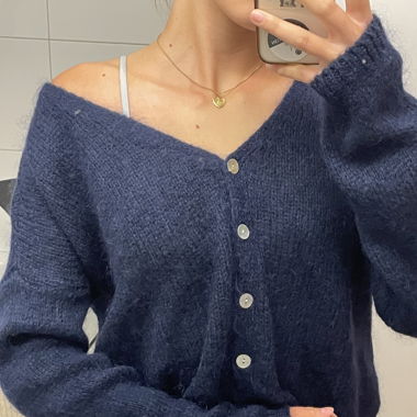 Blue Cardigan