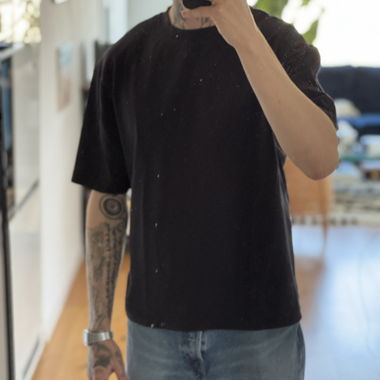 T-shirt nero UNIQLO