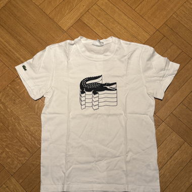 T-shirt bianco Lacoste