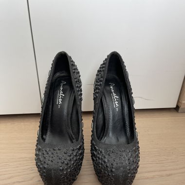 Schwarze High Heels, Grösse 36 