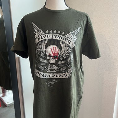 Five Finger Death Punch T-Shirt, Khaki