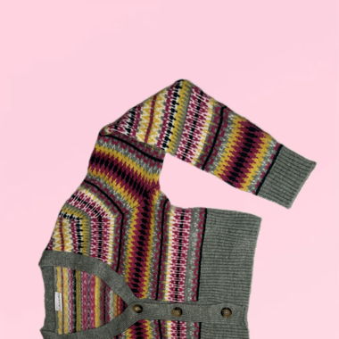 colorful cardigan