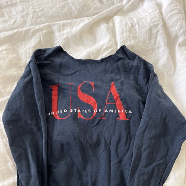 Off the shoulder USA Brandy mellvile hoodie 