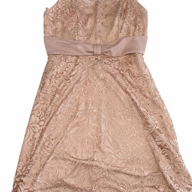 Beige Lace Dress