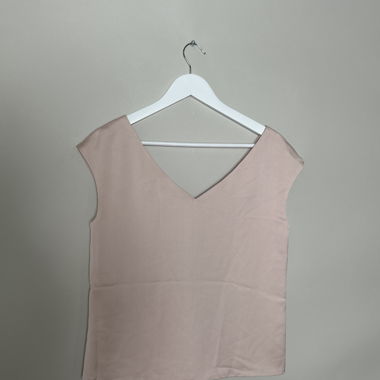 Piq sleeveless top