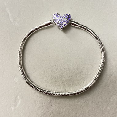 Herz Armband model 3 Violet 