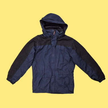 L.L.Bean Navy Blue puffered winter jacket 