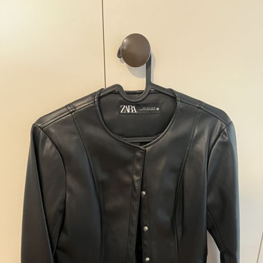 Leder Blazer 