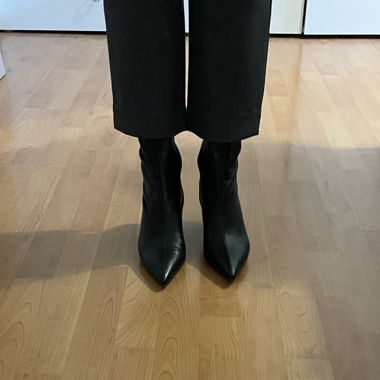 Lederstiefelette 