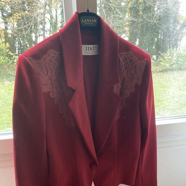 Embroidered Red/Maroon Jacket