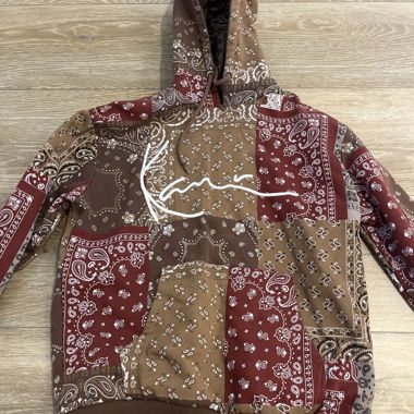 Hoodie patchwork bandana
