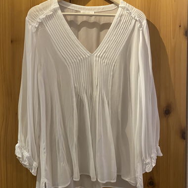 Leichte Bluse aus Seide