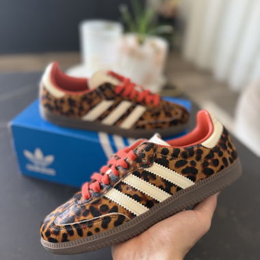 adidas Samba OG Preloved Red Leopard