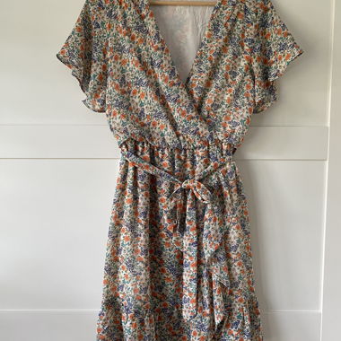 Floral Wrap Dress
