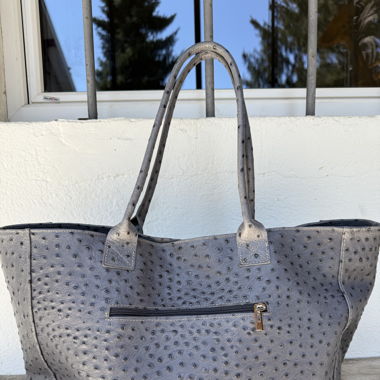 Leder Shopper 