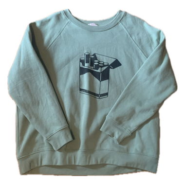 Pullover mit Print (Siebdruck)