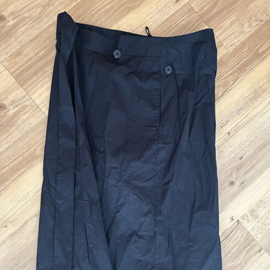 Black wrap skirt