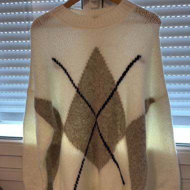 Strickpullover mit Argyle-Muster