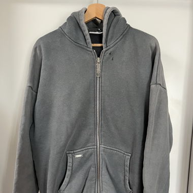 Peso Zip Hoodie in grau