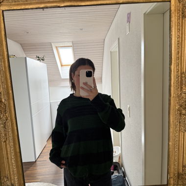 Pull en maille à rayures