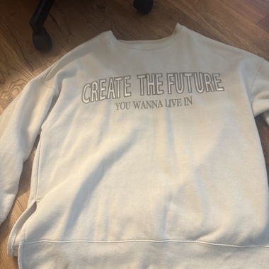 Cream-Colored Sweatshirt