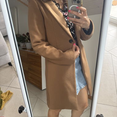Cappotto color cammello