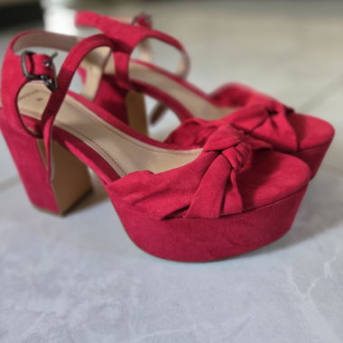 Nuove Sandalette Rosse con Plateau