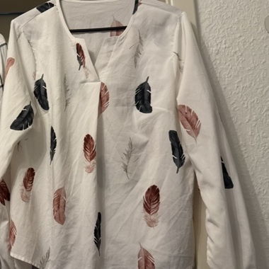 Hemd mit Federprint