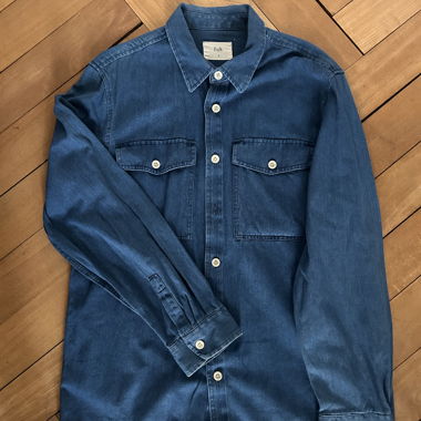 Folk Denim Shirt Jacket
