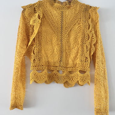 Croptop gelb