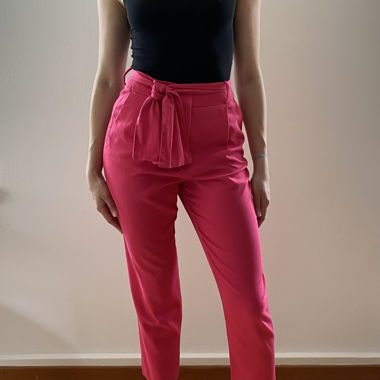 Pantaloni rosa fucsia