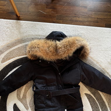 Jacke mit Echfell Kaputze Gr. S