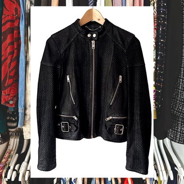DIESEL Lederjacke Gr. XS/S