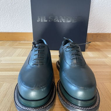 Scarpe allacciate Jil Sander Creeper con zeppa misura 40